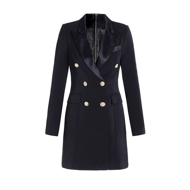 Women's Clothing INS suit skirt black and white slim commuting atmosphere dress coat skirt women's clothing trend_ipsvogv.com