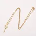 Stainless Steel Necklace For Women Lover's Flower Fashion Key Pendant Clavicle Choker Necklaces Valentine's Day Gift_ipsvogv.com