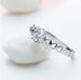 Sanjie Summer Heart Shaped Women's Zircon Fashion Niche Design Sense Ring Simple Jewelry_ipsvogv.com