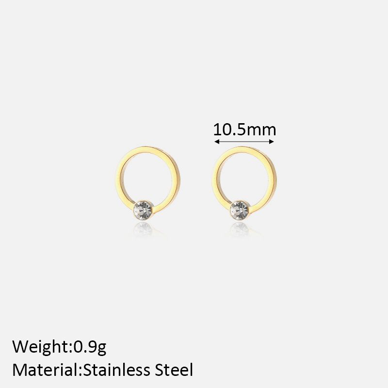 Women’s Jewelry Set Fashion Fashion Luxury High End Diamond Earrings For Women Niche Design Stainless Steel Gold Plated Earrings Ear Jewelry_ipsvogv.com