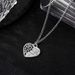 English Lettering Mother&duaghter Mother Daughter Love Hollow Out Necklace Accessory_ipsvogv.com