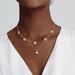 Personalized Niche High End Petal Clavicle Necklace Small Fragrance Style Copper Plated Flower Pearl Double Layered Necklace For Women_ipsvogv.com