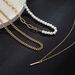 Pearl Necklace Boys' High Sense Versatile Hip-hop Niche Stacking Wearing Collarbone Chain Simple Men's Cross-border Jewelry_ipsvogv.com