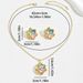 New style women's jewelry set with personalized petal design and earrings, long necklace_ipsvogv.com