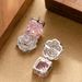 French Style Light Luxury Exquisite Inlaid Zircon Asymmetrical Camellia For Women With A Sense Of Luxury, Simple Silver_ipsvogv.com
