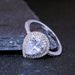 Creative New Fashion OL Pear Droplet Shaped Zircon Ring Women's Popular Jewelry_ipsvogv.com