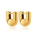 Unisex Simple Geometric U Shaped Earrings For Women With Cold Temperament Metal Niche Versatile Earrings_ipsvogv.com