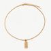 stainless steel gold plated tarot twisted chain necklace female simple personality light luxury pendant jewelry_ipsvogv.com