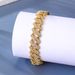 Diamond hip hop Cuban chain anklet jewelry hip hop style diamond single row diamond anklet Anklet_ipsvogv.com