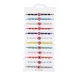 Blue Evil Eye Charm Bracelets 12pcs/set Fashion Jewelry Adjustable Crystal Rice Beads Card Wax Rope Braided Bracelet_ipsvogv.com