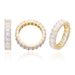 Ins5mm Rectangular Zircon Women's Ring, Real Gold Electroplated Full Diamond Trendy Hip-hop Ring_ipsvogv.com