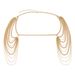 Fashion And Minimalist Metal Tassel Shoulder Chain Personalized Street Style Geometric Body Accessories_ipsvogv.com