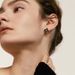 Women's Jewelry Retro Temperament Black And Gold Color Matching Four Leaf Clover Earrings Light Luxury Atmosphere Exquisite High End Earrings_ipsvogv.com