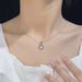 bius ! M Ö Zircon Necklace, Female Ins Style, Niche, Exquisite, Simple, Versatile, High-end Pendant, Temperament,_ipsvogv.com