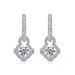 Brilliant Moissanite Two Piece Earrings For Women S925 Silver Full Of Colored Gemstones High End Earrings Light Luxury Fashion_ipsvogv.com