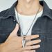 Accessories: Fashionable And Personalized Spear Head Pendant, Hip Hop Style Necklace, Men's Titanium Steel Pendant_ipsvogv.com