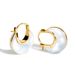 Women's Jewelry White Mother Of Pearl Earrings Light Luxury High End Design Sense Fashion Temperament Ear Buckle Hoop Earrings_ipsvogv.com