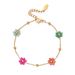 Simple And Fashionable, Minimalist Style, Stacked Stainless Steel Bracelet, Daisy Bracelet_ipsvogv.com