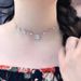 Romantic Snowflake Tassel Choker Necklace Female Element Crystal Clavicle Necklace Female_ipsvogv.com