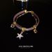 Belt inlaid with diamond, star bell pattern chain, double-layer bracelet, French niche design, new bracelet for women_ipsvogv.com