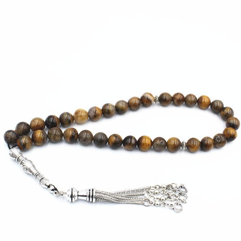 Cross Arabic 33 10 Cm Natural Agate Bracelet Rosary Tasbih_ipsvogv.com