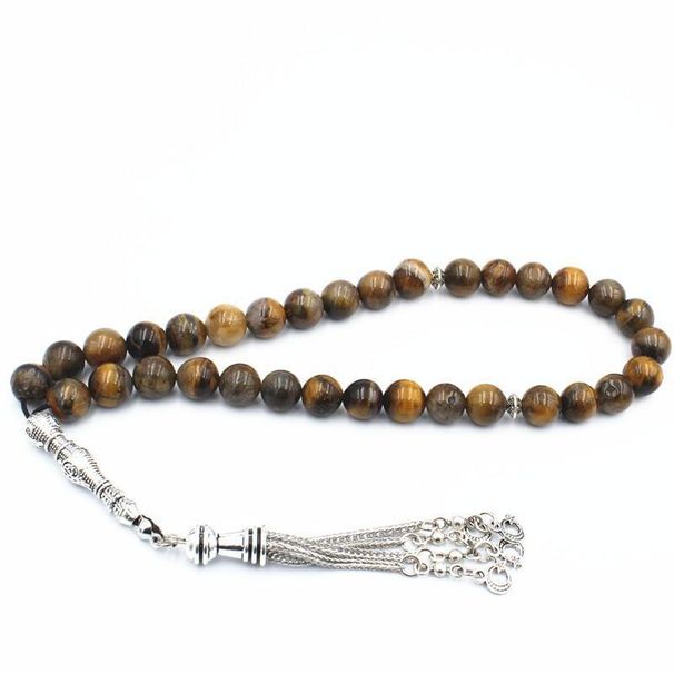 Cross Arabic 33 10 Cm Natural Agate Bracelet Rosary Tasbih_ipsvogv.com