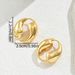 Fresh And Sweet Niche Design Geometric Metal Earrings Tai Chi Element Plain Hoop Earrings Light Luxury High End Earrings_ipsvogv.com