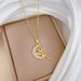 Moon 【 】 Spirit Light Luxury Charm Gorgeous Full Diamond Necklace Women's Versatile Clavicle Titanium Steel Chain 【 】 】 【 【 】_ipsvogv.com