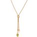 Jewelry Simple Fashion Sweet Trend Pearl Double Pendant Knotted Necklace For Women_ipsvogv.com