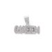 Creative New Full Diamond Letter Queen Pendant Necklace For Men And Women, Personalized Fashion Cuban Chain Accessory_ipsvogv.com