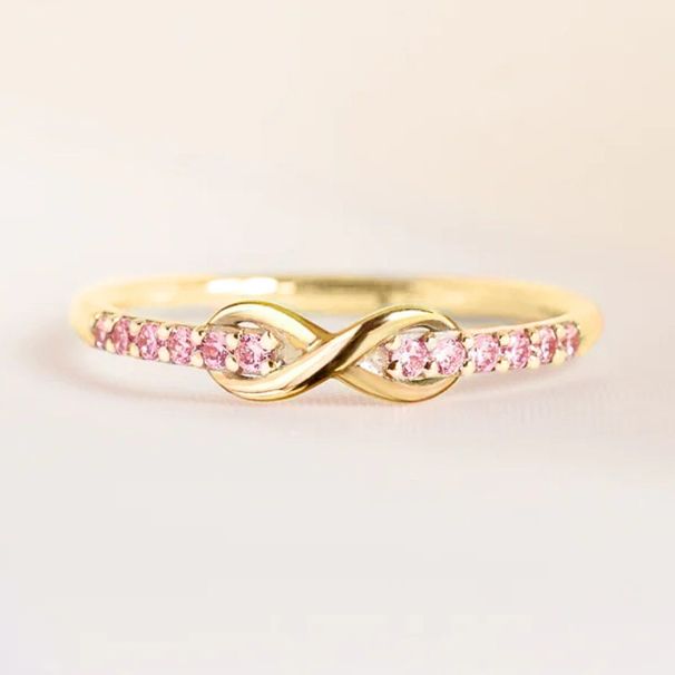 Cao Shi's New Infinite Loop Small Bow Light Luxury Exquisite Ring For Women_ipsvogv.com