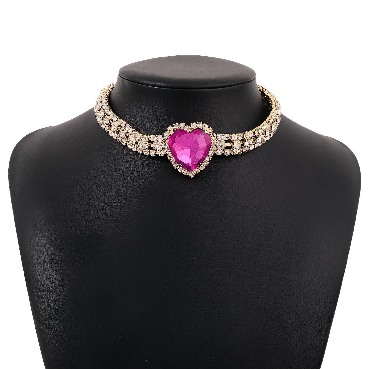 Light Luxury Claw Chain Full Of Diamonds, Elegant Necklace, Romantic And Sweet Love Dinner Necklace_ipsvogv.com
