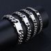 Men's Jewelry Stainless Steel Six Sided Grinding Bracelet Jewelry High End Cuban Chain Plain Chain Women's Jewelry_ipsvogv.com