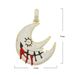 New Hip Hop Moon Men's Fashion Diamond Pendant Necklace_ipsvogv.com