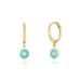 Women's Jewelry S925 Silver Needle Light Blue Earrings Earrings Female Love Geometric Sweet Style Drop Glue Enamel Earrings_ipsvogv.com