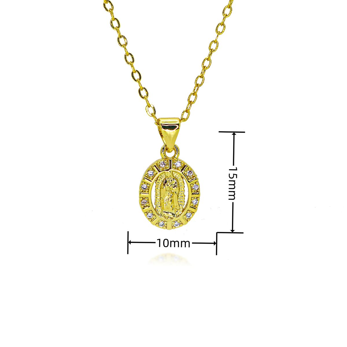 Light Luxury Retro Oval Glue Drop Multi Color Pendant Copper Plated Necklace Niche Design Small Fairy Clavicle Chain_ipsvogv.com