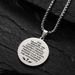 Praying hands prayer text stainless steel pendant prayer gesture titanium steel necklace_ipsvogv.com