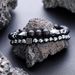 Black Gallstone Bracelet For Men, Twisting Personality, Dark And Cold Style, High End, Versatile, Summer Accessories,_ipsvogv.com