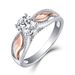 Zircon Jewelry Angel Wings Gold Ring Women's Creative Handicraft_ipsvogv.com