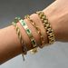 Stainless Zircon High End Niche Bracelet Gold Titanium Steel Plain Ring Hand Jewelry_ipsvogv.com