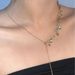 Sweet And Cool Style Blue Zirconium Shell Tassel Necklace For Summer Women, New Style, Niche Design, Exquisite Holiday Style, Stacking Jewelry_ipsvogv.com