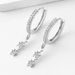 Cao Shi's New Hot Selling Earrings Sweet pentagram Zircon Earrings_ipsvogv.com