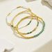 Minimalist women's multi-layered with personalized bohemian style bead design, niche bracelet three piece set of_ipsvogv.com