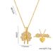 creative openable clover pendant necklace trendy love wings can be engraved clavicle women_ipsvogv.com