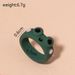 Instagram Style Cartoon Acrylic Kawaii Super Cute Frog Resin Ring Jewelry For Women_ipsvogv.com