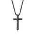 Men's Jewelry Simple Personality Smooth Stainless Steel Cross Accessories Hip Hop Men's Necklace Fashion_ipsvogv.com
