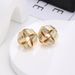 Women's Jewelry Earrings Silver Needle Twisted Stripes Metallic Personality Fashion Exaggerated High End Earrings_ipsvogv.com