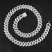 Wow, 15MM Hip Hop Cuban Chain Flip Full Diamond Trendy Bracelet, Gold Silver Necklace_ipsvogv.com