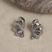 Unisex Spring And Summer INS Retro Gold Plated Titanium Steel Irregular Wing Fold Earrings_ipsvogv.com
