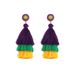 Personality trend carnival tassel earrings fashionable and versatile ladies daily carnival wear earrings_ipsvogv.com